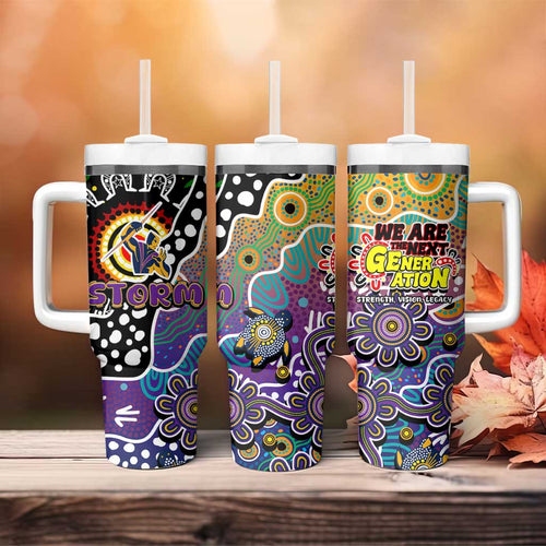 Storm NRL Celebrating 50 Years of Naidoc Tumbler With Handle NAIDOC Week 2025 Aboriginal