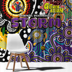Storm NRL Celebrating 50 Years of Naidoc Window Curtain NAIDOC Week 2025 Aboriginal