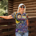 Personalised Storm NRL Celebrating 50 Years of Naidoc Women Polo Shirt NAIDOC Week 2025 Aboriginal