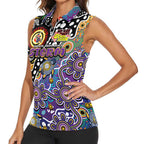Personalised Storm NRL Celebrating 50 Years of Naidoc Women Sleeveless Polo Shirt NAIDOC Week 2025 Aboriginal