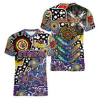 Personalised Storm NRL Celebrating 50 Years of Naidoc Women V-Neck T-Shirt NAIDOC Week 2025 Aboriginal