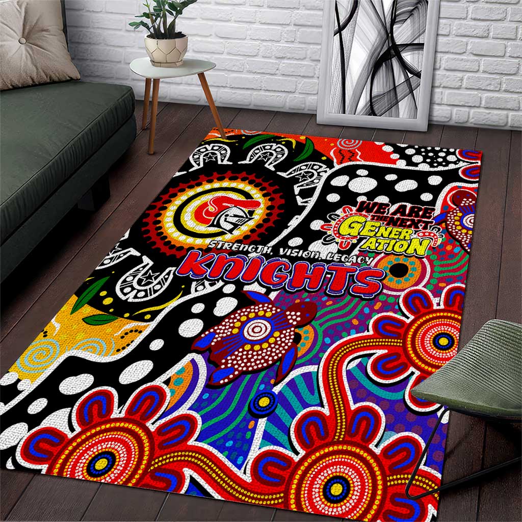 Knights NRL Celebrating 50 Years of Naidoc Area Rug NAIDOC Week 2025 Aboriginal