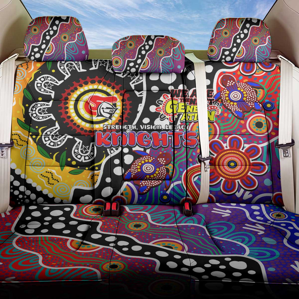 Knights NRL Celebrating 50 Years of Naidoc Back Car Seat Cover NAIDOC Week 2025 Aboriginal