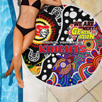 Knights NRL Celebrating 50 Years of Naidoc Beach Blanket NAIDOC Week 2025 Aboriginal