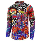 Personalised Knights NRL Celebrating 50 Years of Naidoc Button Sweatshirt NAIDOC Week 2025 Aboriginal