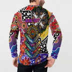 Personalised Knights NRL Celebrating 50 Years of Naidoc Button Sweatshirt NAIDOC Week 2025 Aboriginal