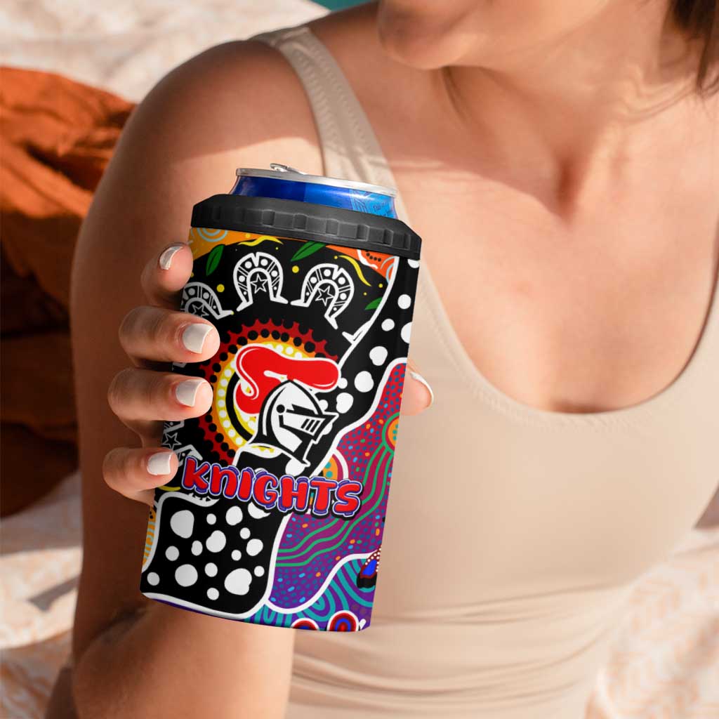 Knights NRL Celebrating 50 Years of Naidoc 4 in 1 Can Cooler Tumbler NAIDOC Week 2025 Aboriginal