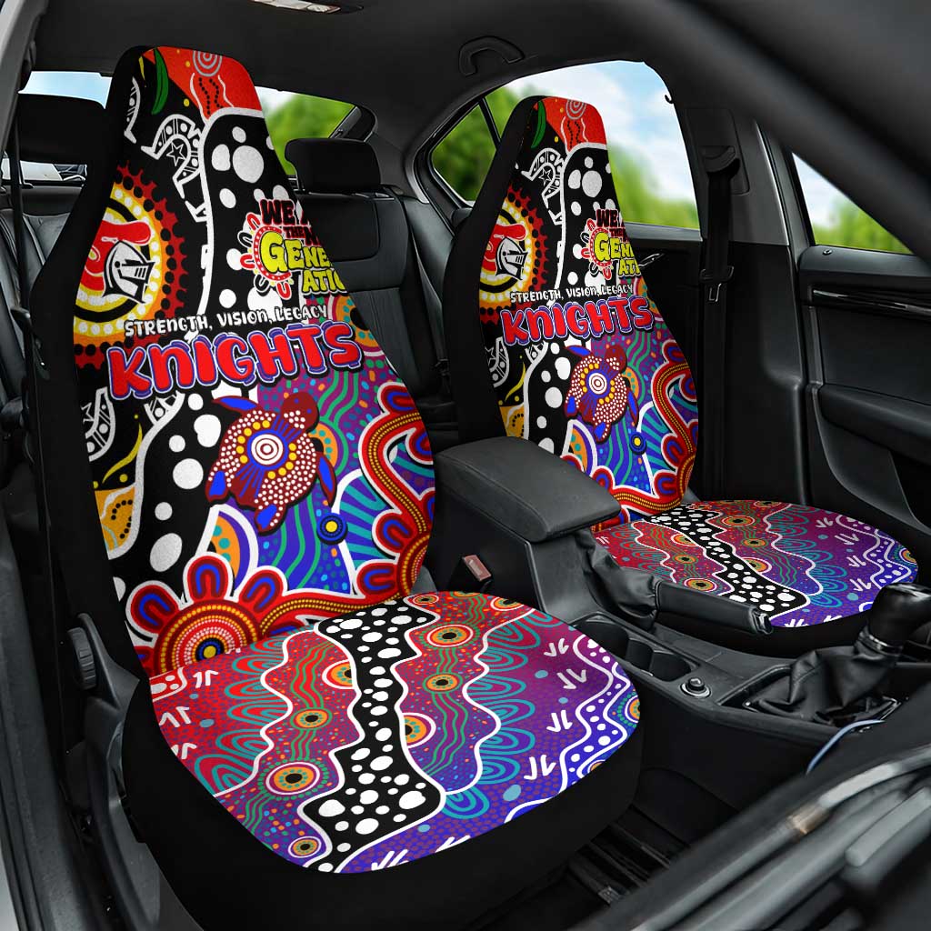 Knights NRL Celebrating 50 Years of Naidoc Car Seat Cover NAIDOC Week 2025 Aboriginal