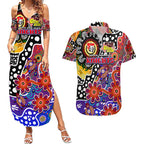 Personalised Knights NRL Celebrating 50 Years of Naidoc Couples Matching Summer Maxi Dress and Hawaiian Shirt NAIDOC Week 2025 Aboriginal