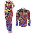 Personalised Knights NRL Celebrating 50 Years of Naidoc Couples Matching Tank Maxi Dress and Long Sleeve Button Shirt NAIDOC Week 2025 Aboriginal