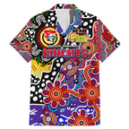 Personalised Knights NRL Celebrating 50 Years of Naidoc Family Matching Mermaid Dress and Hawaiian Shirt NAIDOC Week 2025 Aboriginal