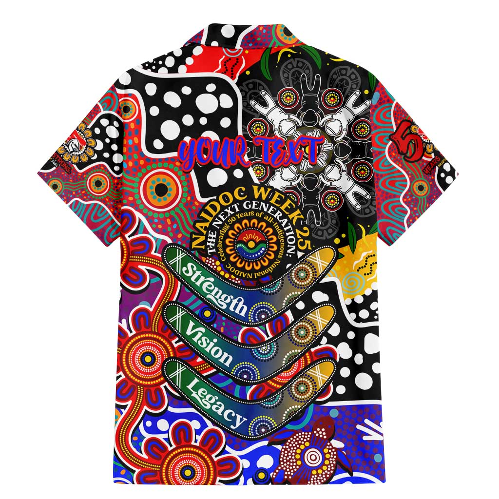 Personalised Knights NRL Celebrating 50 Years of Naidoc Family Matching Mermaid Dress and Hawaiian Shirt NAIDOC Week 2025 Aboriginal