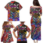 Personalised Knights NRL Celebrating 50 Years of Naidoc Family Matching Puletasi and Hawaiian Shirt NAIDOC Week 2025 Aboriginal