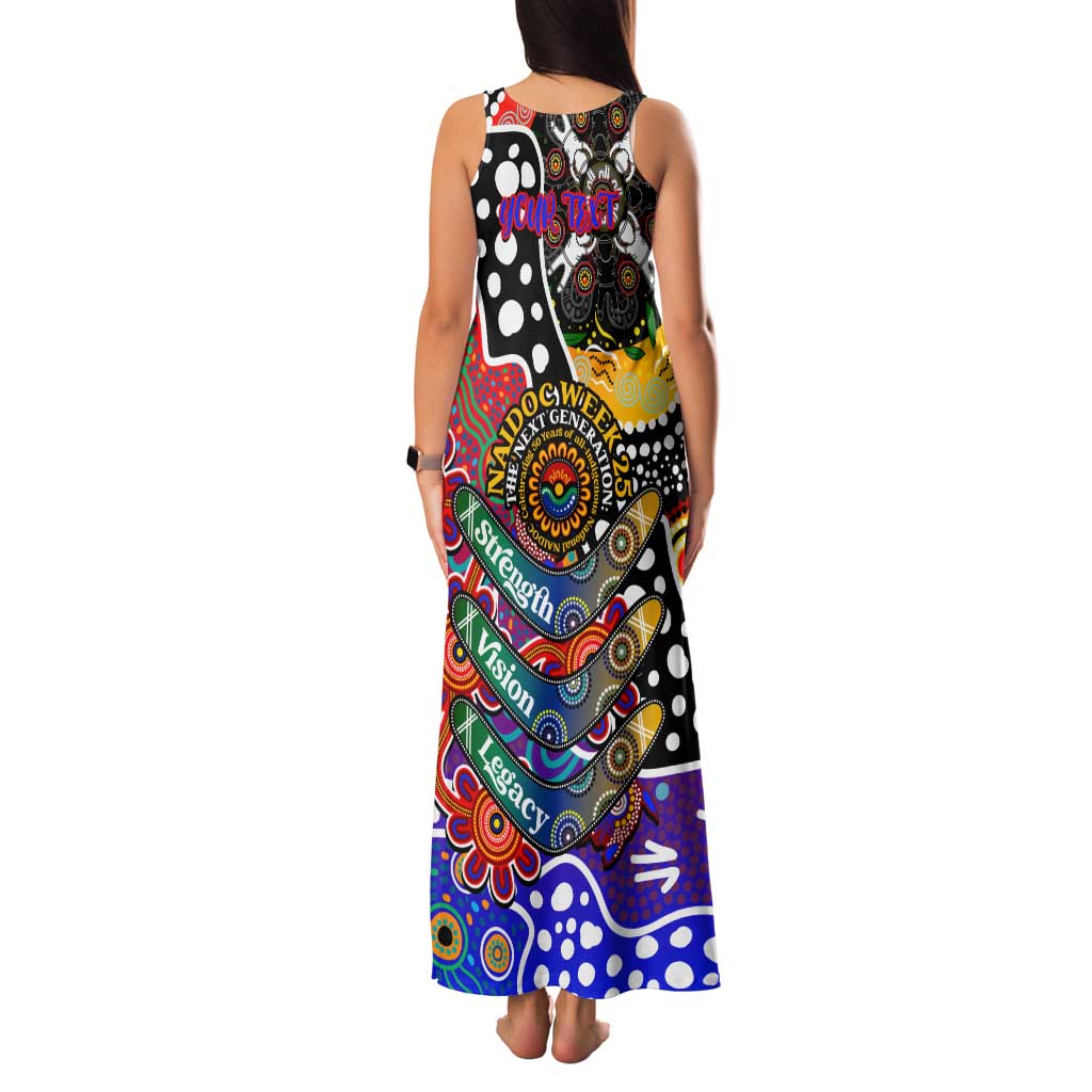 Personalised Knights NRL Celebrating 50 Years of Naidoc Family Matching Tank Maxi Dress and Hawaiian Shirt NAIDOC Week 2025 Aboriginal