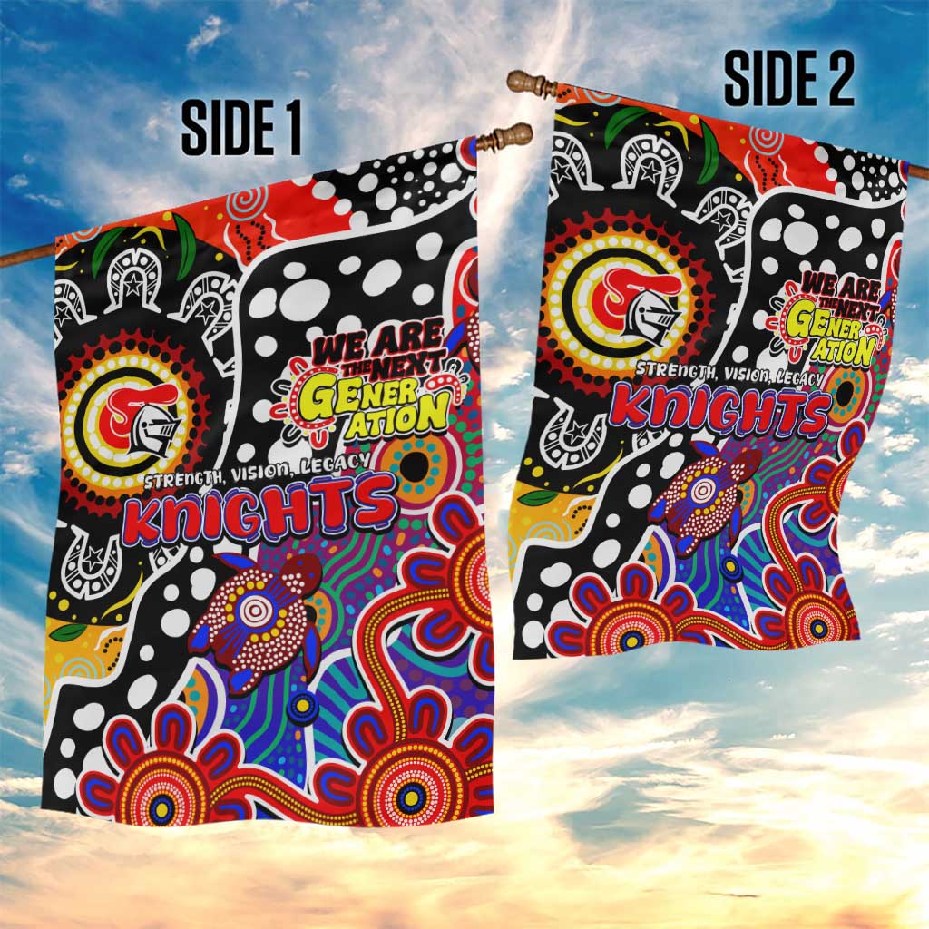 Knights NRL Celebrating 50 Years of Naidoc Garden Flag NAIDOC Week 2025 Aboriginal