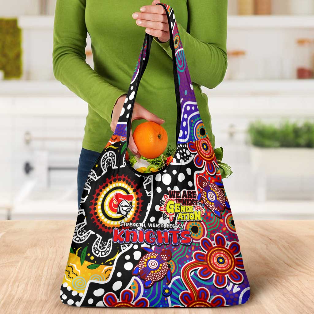 Knights NRL Celebrating 50 Years of Naidoc Grocery Bag NAIDOC Week 2025 Aboriginal