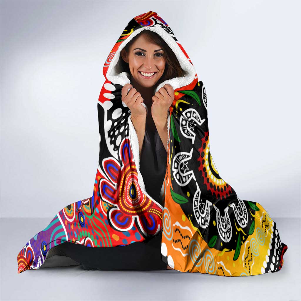 Knights NRL Celebrating 50 Years of Naidoc Hooded Blanket NAIDOC Week 2025 Aboriginal