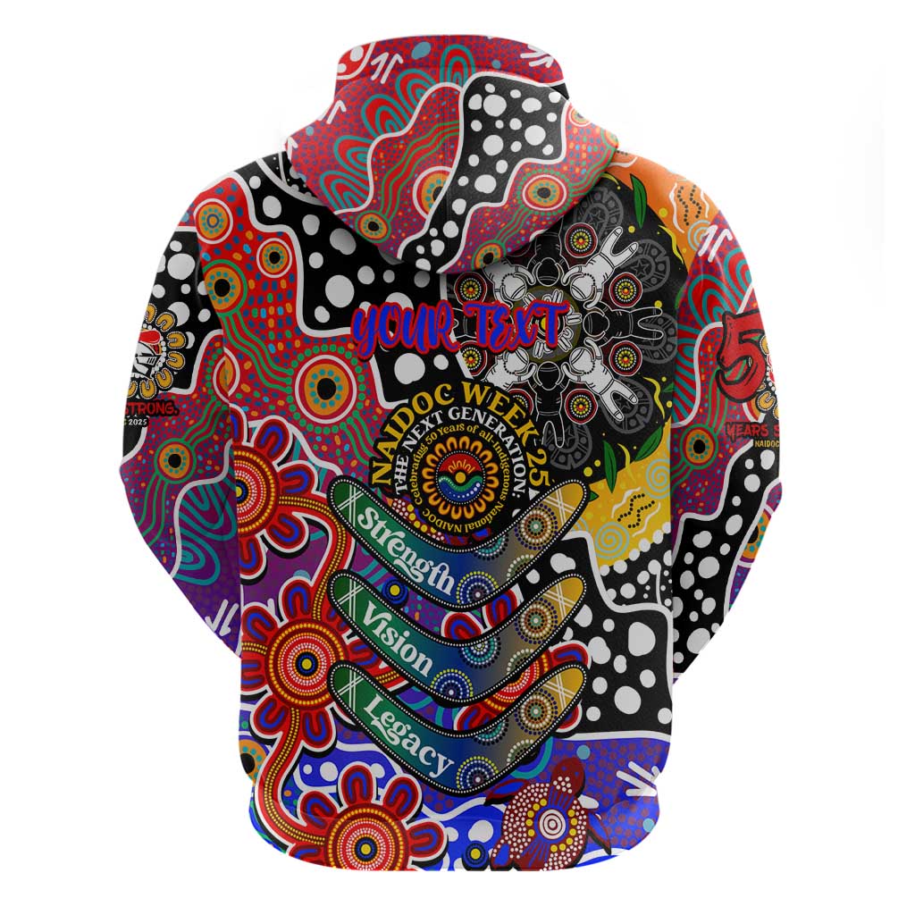 Personalised Knights NRL Celebrating 50 Years of Naidoc Hoodie NAIDOC Week 2025 Aboriginal