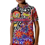 Personalised Knights NRL Celebrating 50 Years of Naidoc Kid Polo Shirt NAIDOC Week 2025 Aboriginal