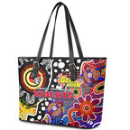 Knights NRL Celebrating 50 Years of Naidoc Leather Tote Bag NAIDOC Week 2025 Aboriginal