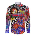 Personalised Knights NRL Celebrating 50 Years of Naidoc Long Sleeve Button Shirt NAIDOC Week 2025 Aboriginal