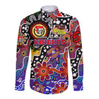 Personalised Knights NRL Celebrating 50 Years of Naidoc Long Sleeve Button Shirt NAIDOC Week 2025 Aboriginal