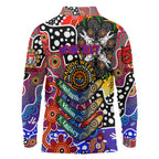 Personalised Knights NRL Celebrating 50 Years of Naidoc Long Sleeve Polo Shirt NAIDOC Week 2025 Aboriginal