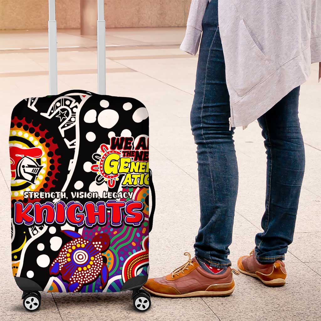 Knights NRL Celebrating 50 Years of Naidoc Luggage Cover NAIDOC Week 2025 Aboriginal