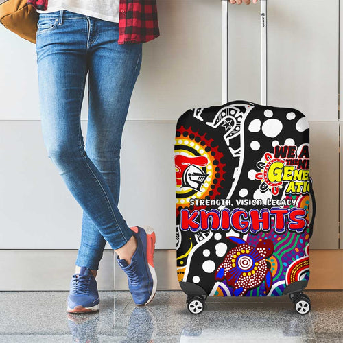 Knights NRL Celebrating 50 Years of Naidoc Luggage Cover NAIDOC Week 2025 Aboriginal