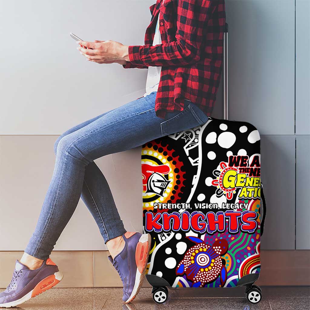 Knights NRL Celebrating 50 Years of Naidoc Luggage Cover NAIDOC Week 2025 Aboriginal