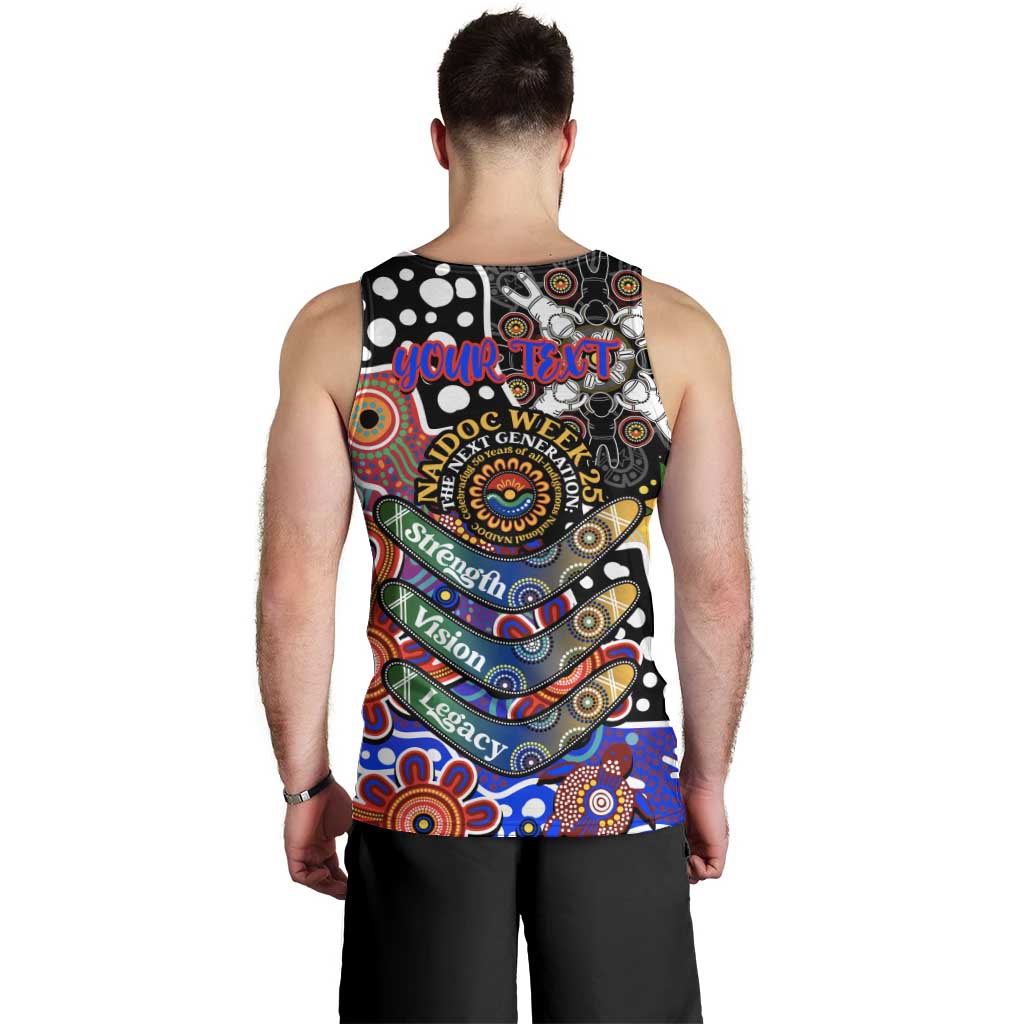 Personalised Knights NRL Celebrating 50 Years of Naidoc Men Tank Top NAIDOC Week 2025 Aboriginal