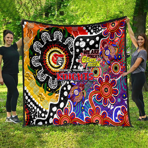 Knights NRL Celebrating 50 Years of Naidoc Quilt NAIDOC Week 2025 Aboriginal