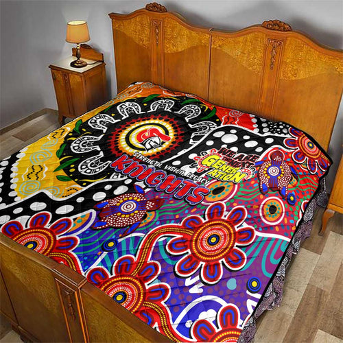 Knights NRL Celebrating 50 Years of Naidoc Quilt NAIDOC Week 2025 Aboriginal