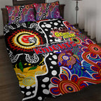 Knights NRL Celebrating 50 Years of Naidoc Quilt Bed Set NAIDOC Week 2025 Aboriginal