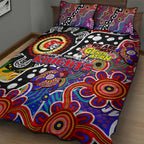 Knights NRL Celebrating 50 Years of Naidoc Quilt Bed Set NAIDOC Week 2025 Aboriginal