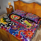 Knights NRL Celebrating 50 Years of Naidoc Quilt Bed Set NAIDOC Week 2025 Aboriginal
