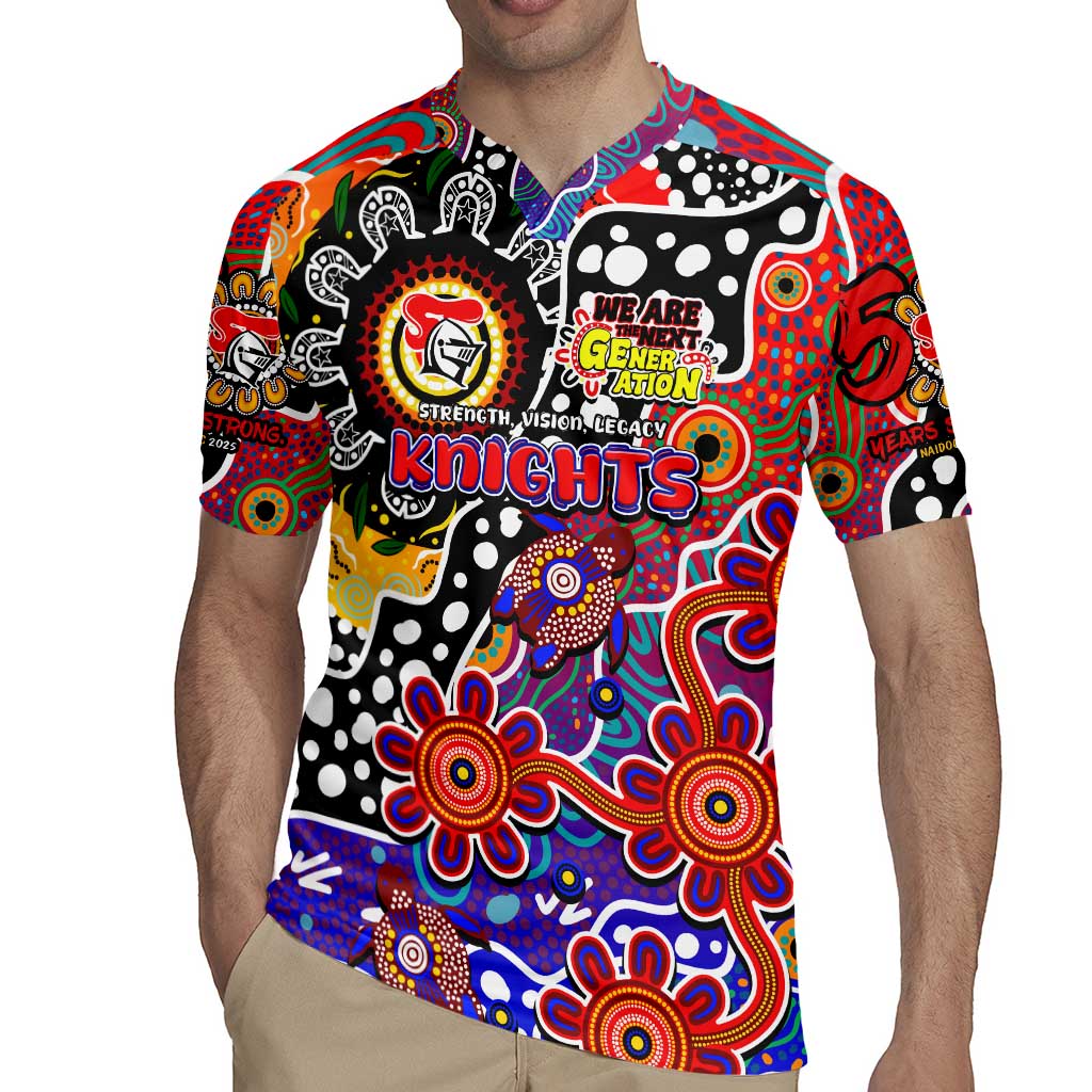 Personalised Knights NRL Celebrating 50 Years of Naidoc Rugby Jersey NAIDOC Week 2025 Aboriginal