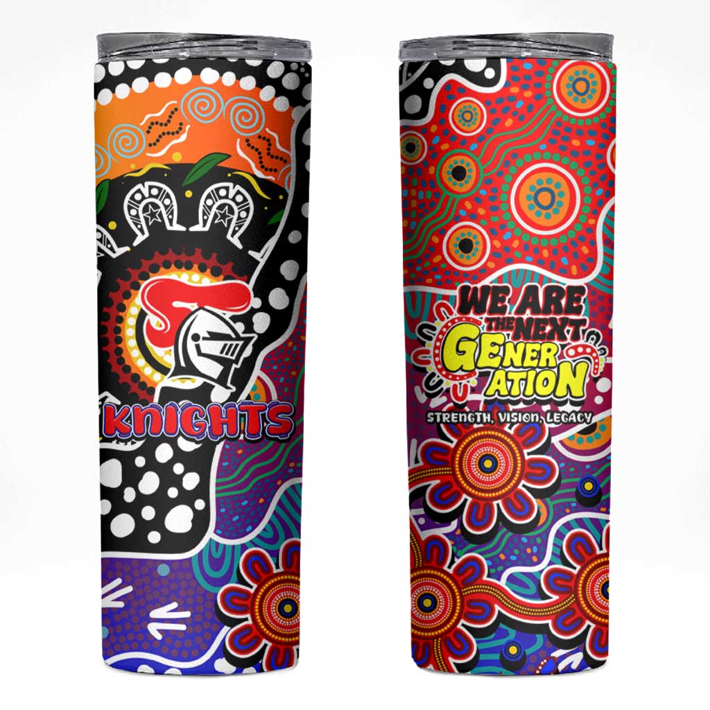Knights NRL Celebrating 50 Years of Naidoc Skinny Tumbler NAIDOC Week 2025 Aboriginal