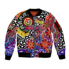 Personalised Knights NRL Celebrating 50 Years of Naidoc Sleeve Zip Bomber Jacket NAIDOC Week 2025 Aboriginal