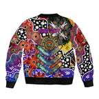 Personalised Knights NRL Celebrating 50 Years of Naidoc Sleeve Zip Bomber Jacket NAIDOC Week 2025 Aboriginal