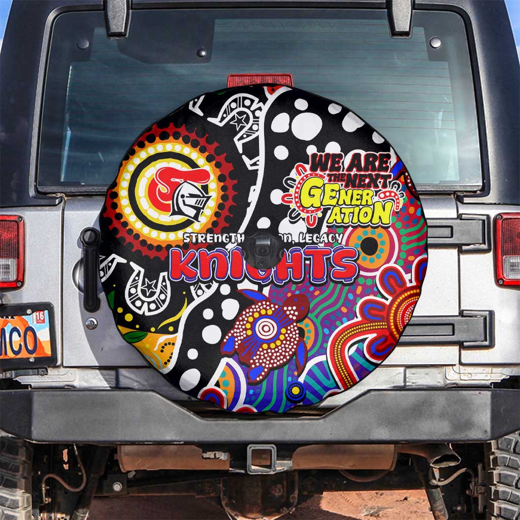 Knights NRL Celebrating 50 Years of Naidoc Spare Tire Cover NAIDOC Week 2025 Aboriginal