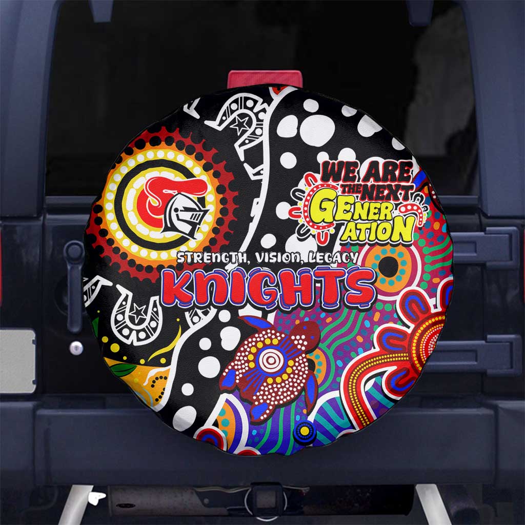 Knights NRL Celebrating 50 Years of Naidoc Spare Tire Cover NAIDOC Week 2025 Aboriginal