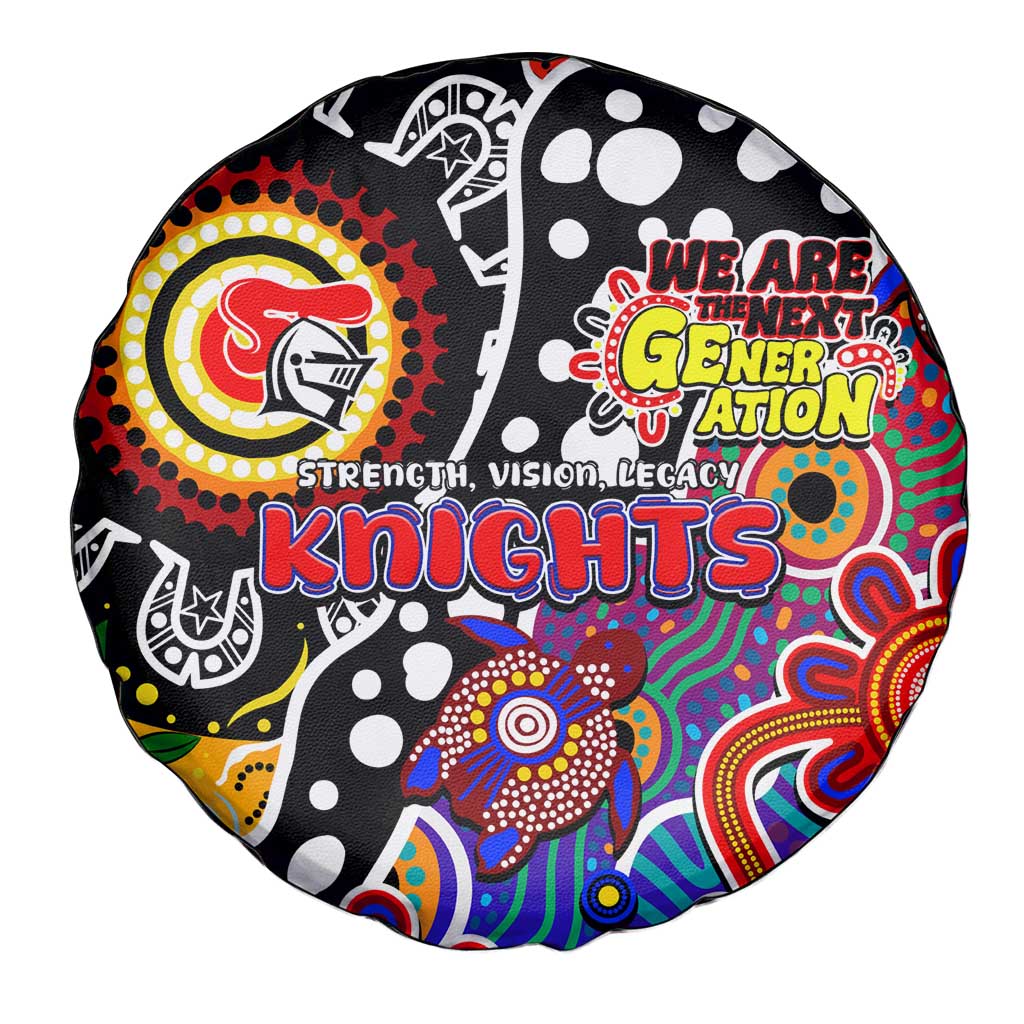 Knights NRL Celebrating 50 Years of Naidoc Spare Tire Cover NAIDOC Week 2025 Aboriginal