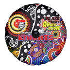 Knights NRL Celebrating 50 Years of Naidoc Spare Tire Cover NAIDOC Week 2025 Aboriginal