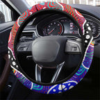 Knights NRL Celebrating 50 Years of Naidoc Steering Wheel Cover NAIDOC Week 2025 Aboriginal