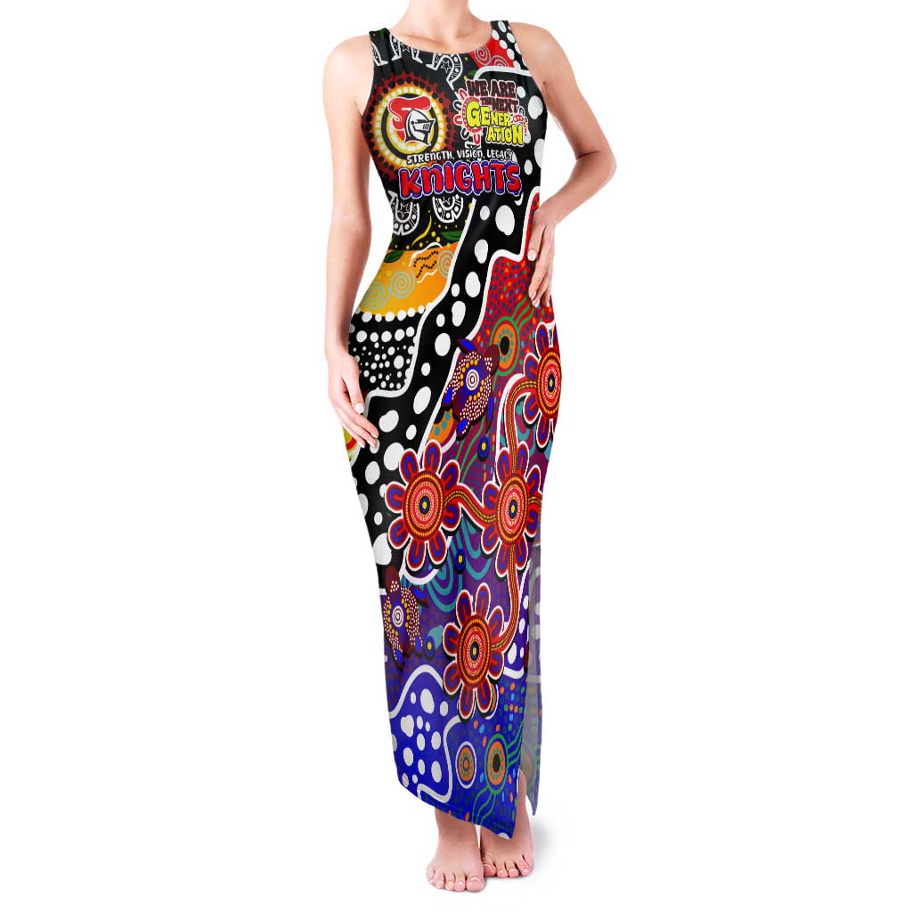 Personalised Knights NRL Celebrating 50 Years of Naidoc Tank Maxi Dress NAIDOC Week 2025 Aboriginal