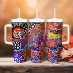 Knights NRL Celebrating 50 Years of Naidoc Tumbler With Handle NAIDOC Week 2025 Aboriginal