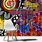 Knights NRL Celebrating 50 Years of Naidoc Window Curtain NAIDOC Week 2025 Aboriginal