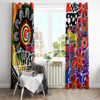 Knights NRL Celebrating 50 Years of Naidoc Window Curtain NAIDOC Week 2025 Aboriginal