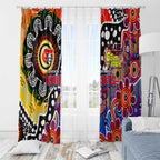 Knights NRL Celebrating 50 Years of Naidoc Window Curtain NAIDOC Week 2025 Aboriginal